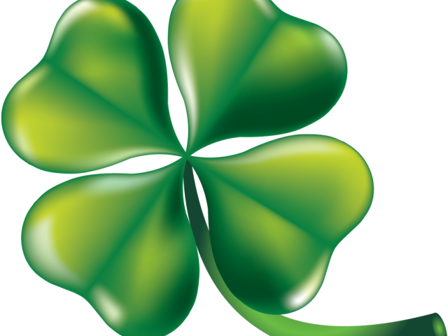 Four Leaf Clover Art - Four Leaf Clover Clip Art (640x480)