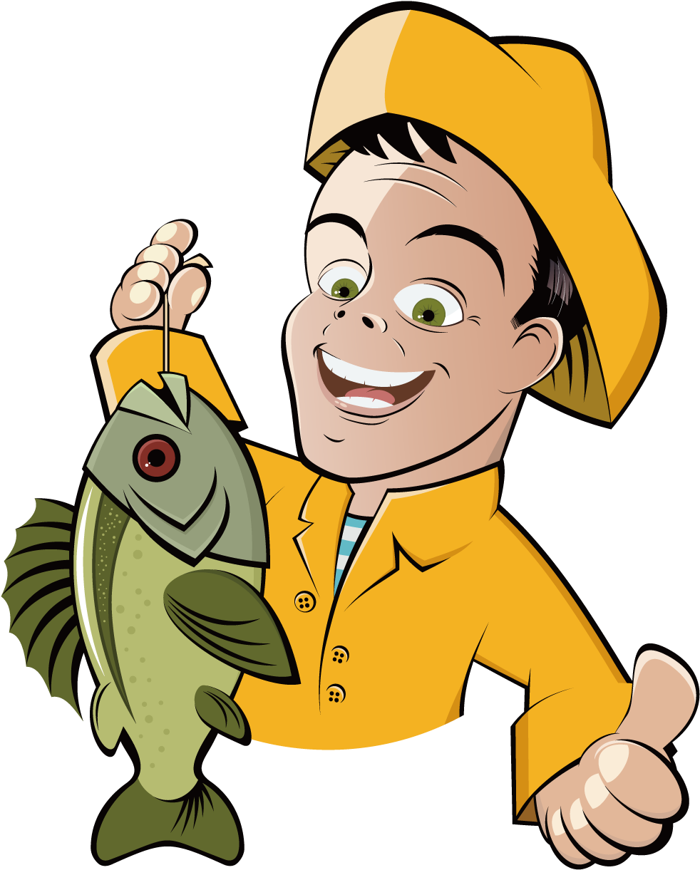 Fishing Cartoon Fisherman Clip Art - Fishing Cartoon (1500x1500)