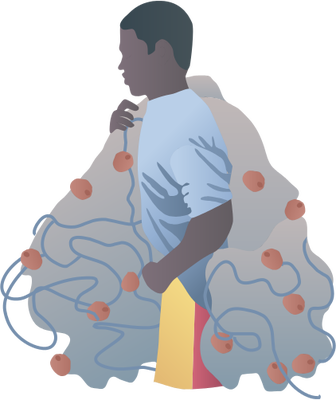 Fishing Net Clipart Fisher - Fishing Nets Vector Art (336x400)