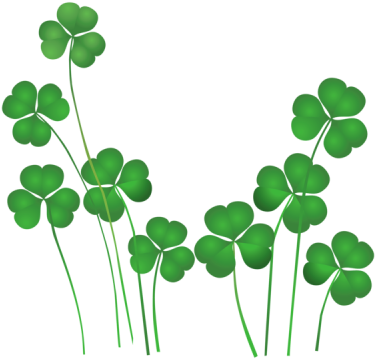 Border Clip Art Shamrocks Free Shamrock Border Clipart - St Patrick's Day 2018 (400x374)