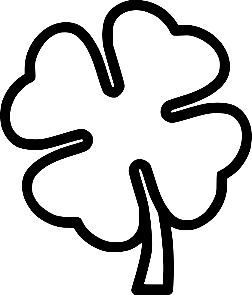 Shamrock Four Clover Leaf Comments - Shamrock Icon Png (838x980)