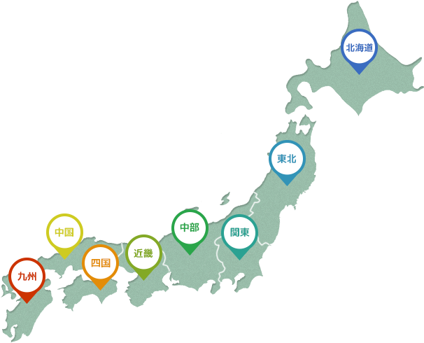 エリアマップ検索 - Japan Map (630x500)