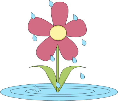Free Clipart, April Flowers - Happy Birthday To A Very Special Cousin (400x341)
