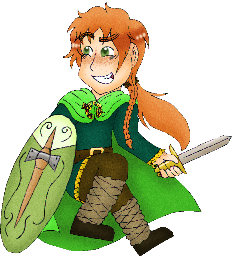 The Celtic Warrior By Kimanda - Celtic Warrior Clipart (894x947)
