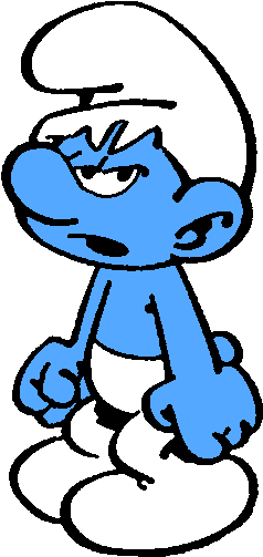 Grouchy Smurf - Grouchy Smurf (244x507)