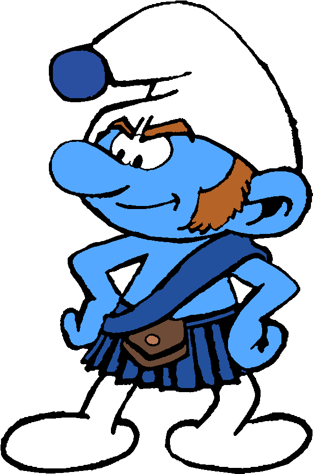 Gutsy Smurf - Gutsy Smurf (618x942)