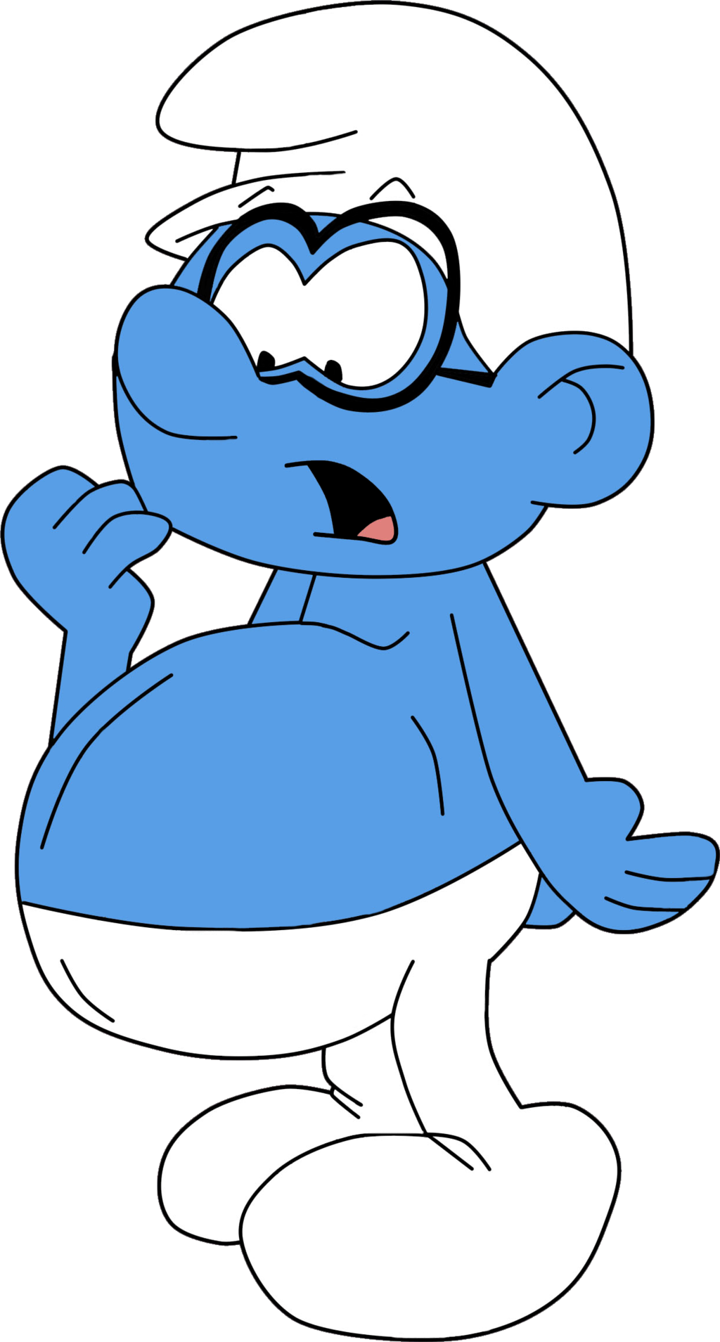 Big Pregnant Brainy By Heinousflame Big Pregnant Brainy - Smurfs Pregnant Brainy (1024x1909)