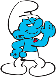 Hefty Smurf, May - Cartoon Smurf (350x350)