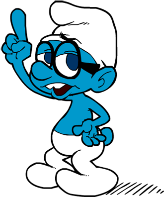 Be Found On This Brainy Smurf Picture Clipart Featuring - ทัก เขา ทุก วัน (400x400)