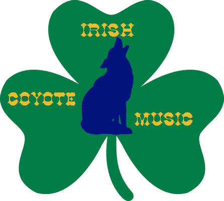 Irish Coyote Music, Celtic Cowboy Songs, Poems, Stories - Shamrock Vector (446x400)