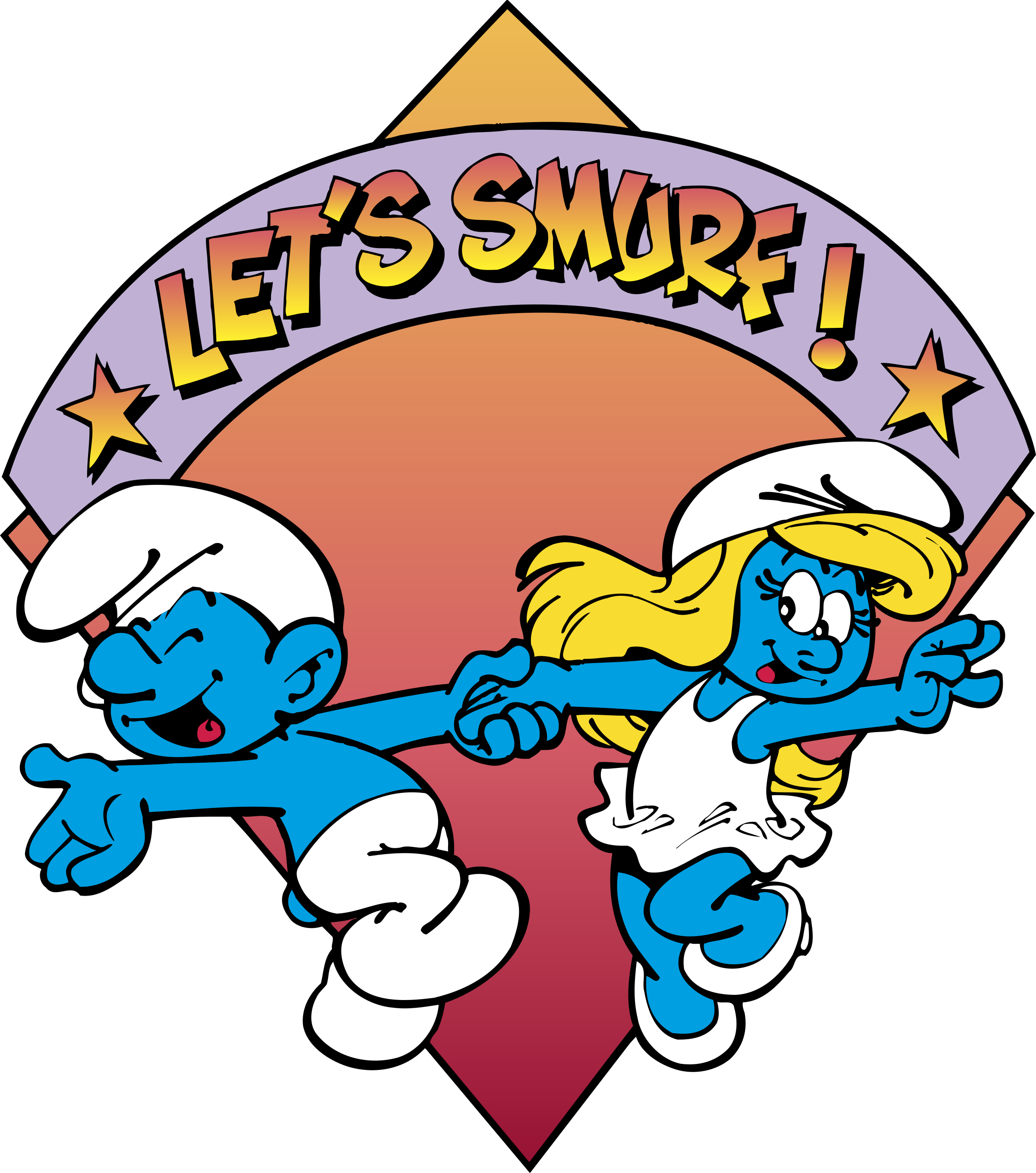 Download Smurf Clipart - Smurf Vector (2400x2719)