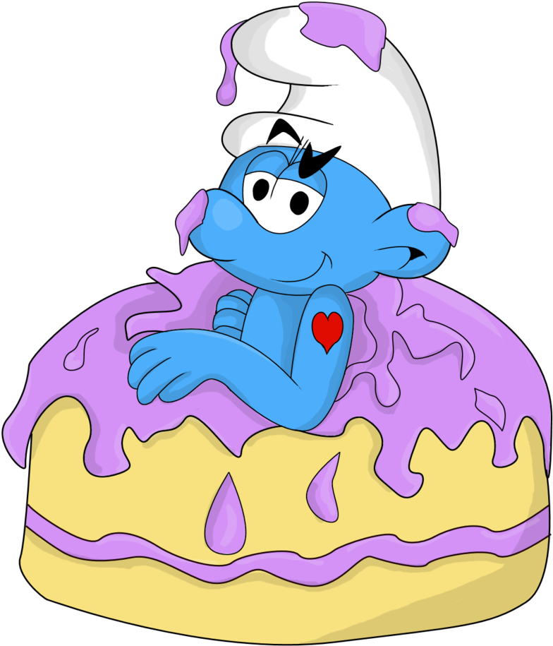 Gift Hefty Smurf Cake By Radspyro On Deviantart Rh - The Smurfs (860x929)