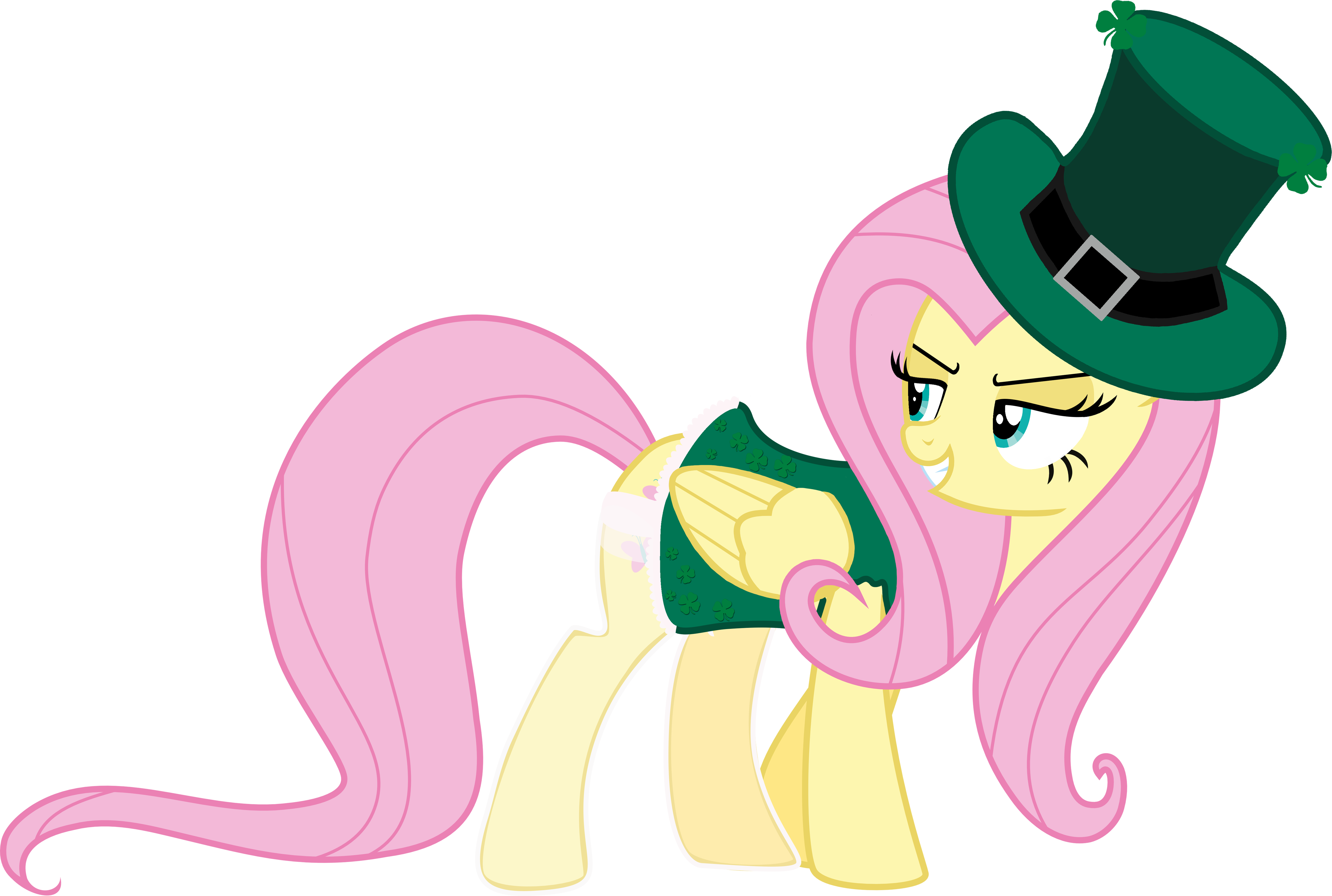 Shutterflyeqd, Bedroom Eyes, Clothes, Fluttershy, Hat, - Art (4469x3008)
