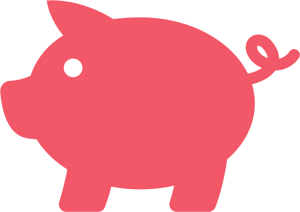 This Will Begin With A Commercial Pig Farm Outside - Blue Piggy Bank Icon (1054x763)