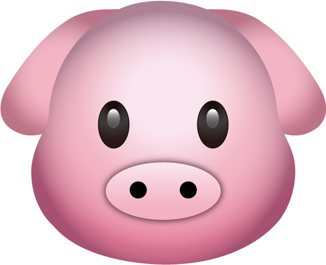 Pig Emoji - Pig Emoji Png (640x640)