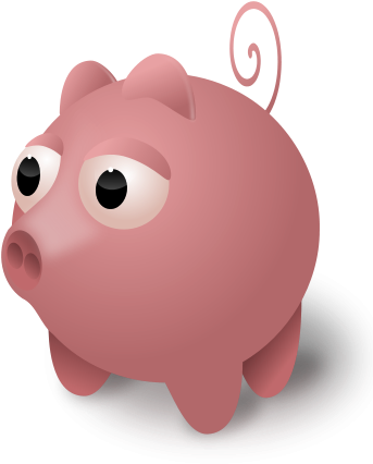 This Little Piggie Is So Cute And Is Also Available - Animal (363x443)