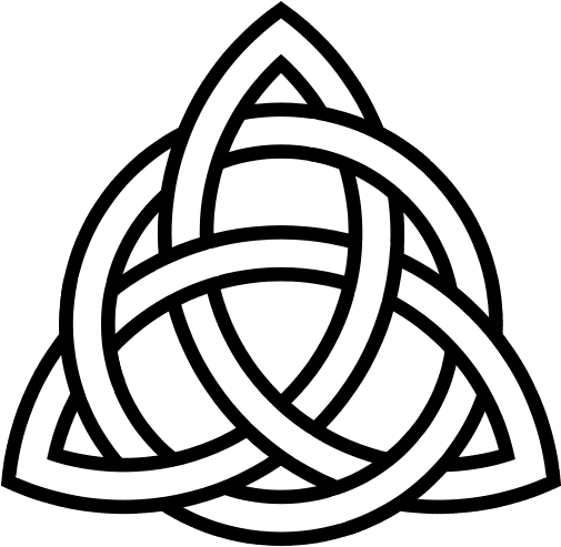 Triquetra 528×513 Pixels - Celtic Symbol Of Hope (528x513)