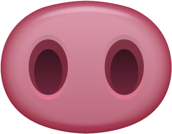 Download Pig Nose Emoji - Nose (600x600)