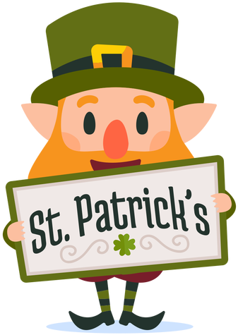 Leprechaun St Patricks Cartoon Transparent Png - Drawing (512x512)
