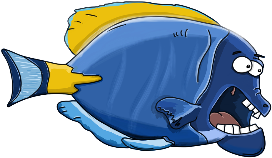 Blue Fish Cliparts 17, Buy Clip Art - Fish (960x590)