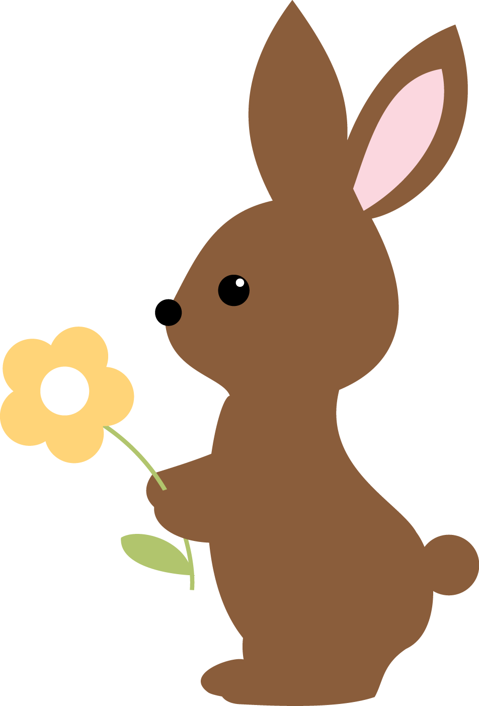 Forest Bunny Clipart - Forest Bunny Clipart (952x1403)