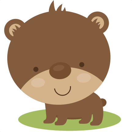 Cabin Clipart Free - Cute Woodland Bear Clipart (432x432)