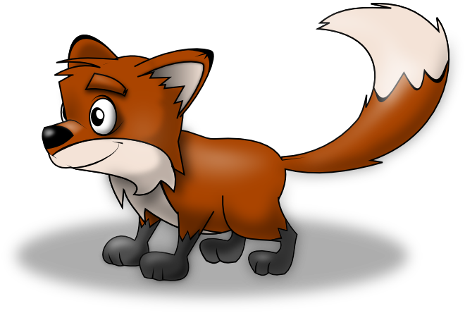Free To Use Public Domain Animals Clip Art - Cartoon Fox Png (660x444)