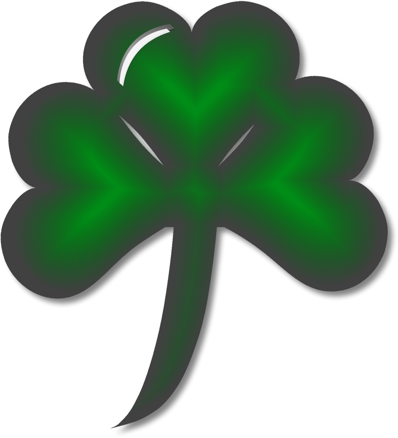 Here Are Some Freebies For Your St - Shamrock (1384x1523)
