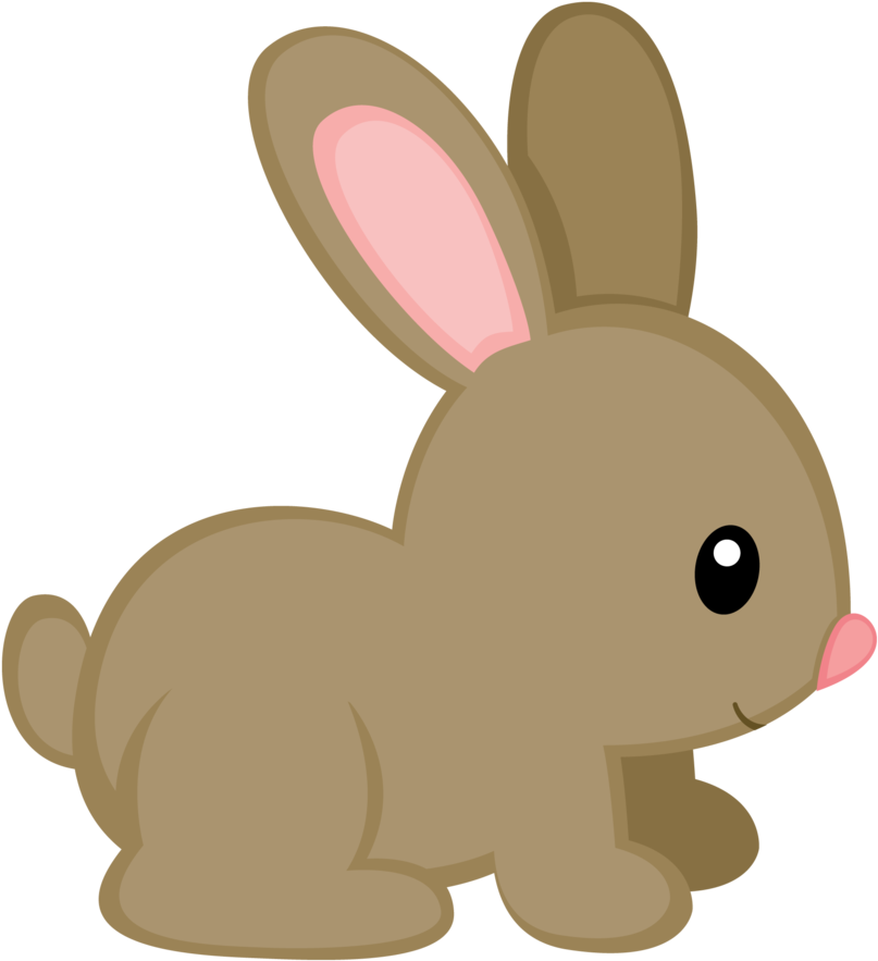 Say Hello - Bunny Clipart (822x900)