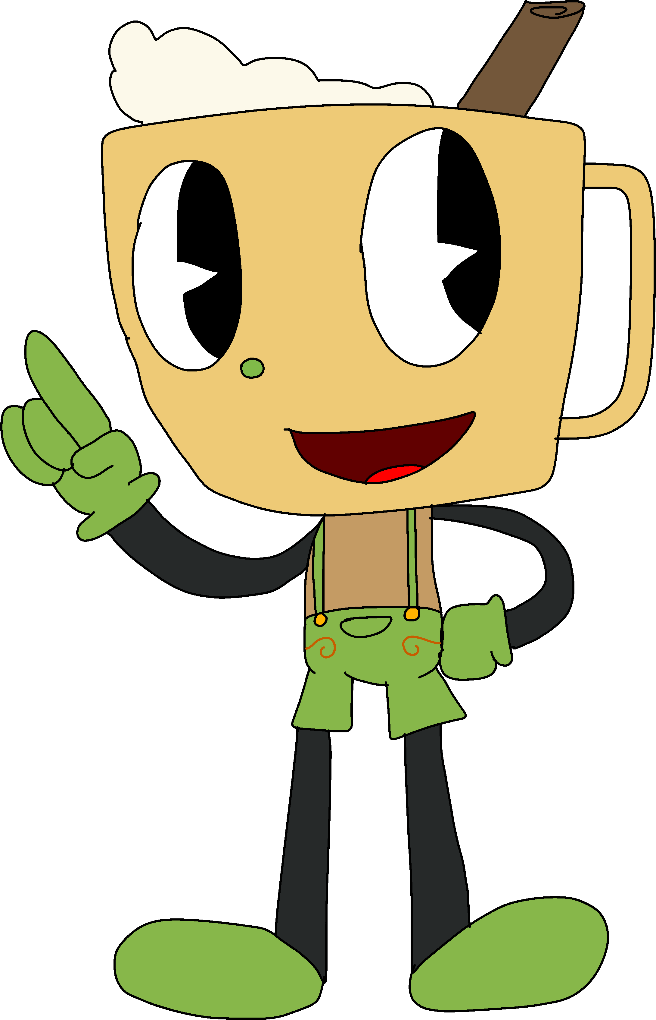 Cuphead Oc ~ Alfie The Apple Cider By Joethegreatfox - Apple Cider (2288x3500)