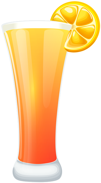 Orange Juice Png Clip Art - Gllass Of Orange Juice Clipart (333x600)