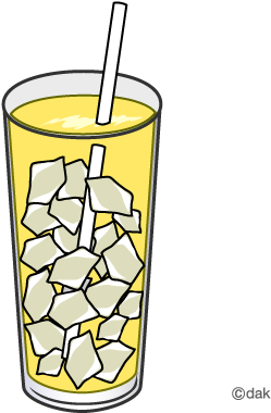 Juice Clipart Drinking Glass - Iced Drink Clip Art (400x400)
