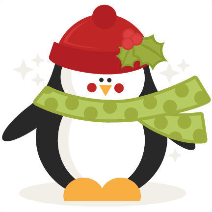 Cute Christmas Penguin Clipart - Christmas Penguin Clip Art (432x432)