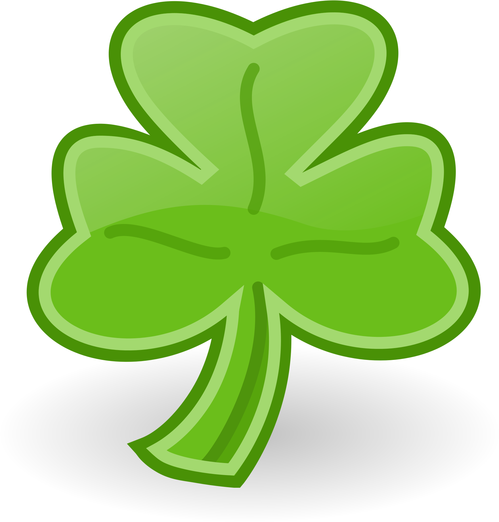 Open - Shamrock Emblem - Full Size PNG Clipart Images Download