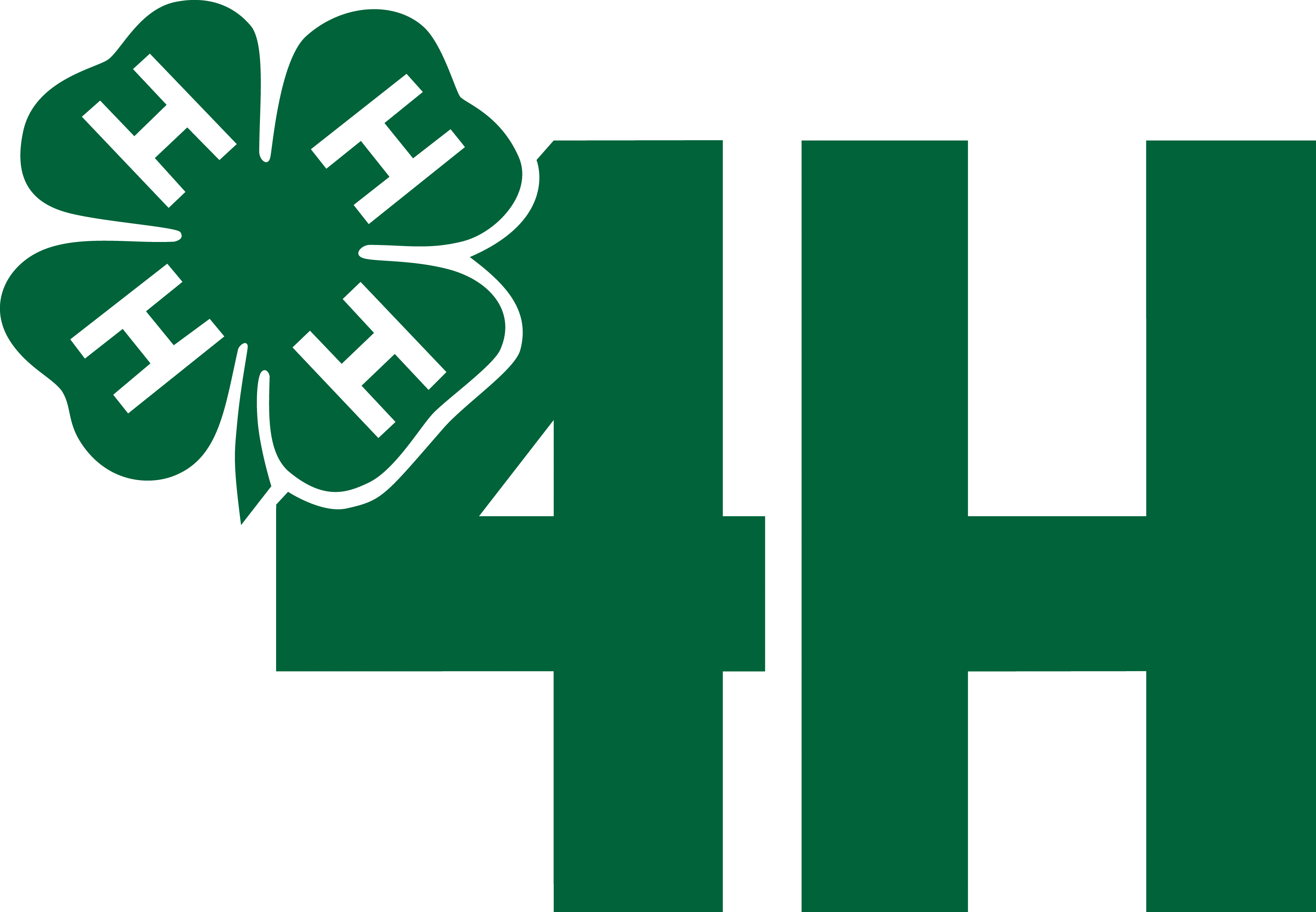 4-h Organization Clover Agriculture Clip Art - 4h Png (3508x2431)