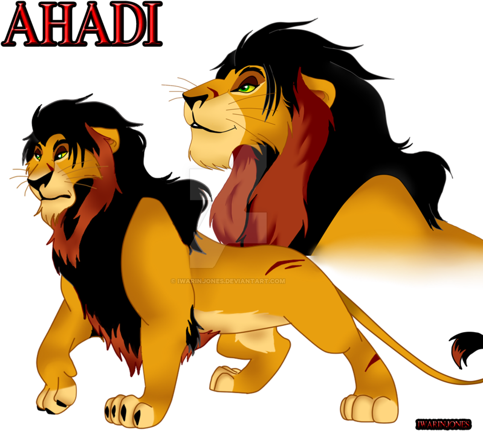 King Ahadi By Iwarinjones - Uru And Ahadi (1024x939)