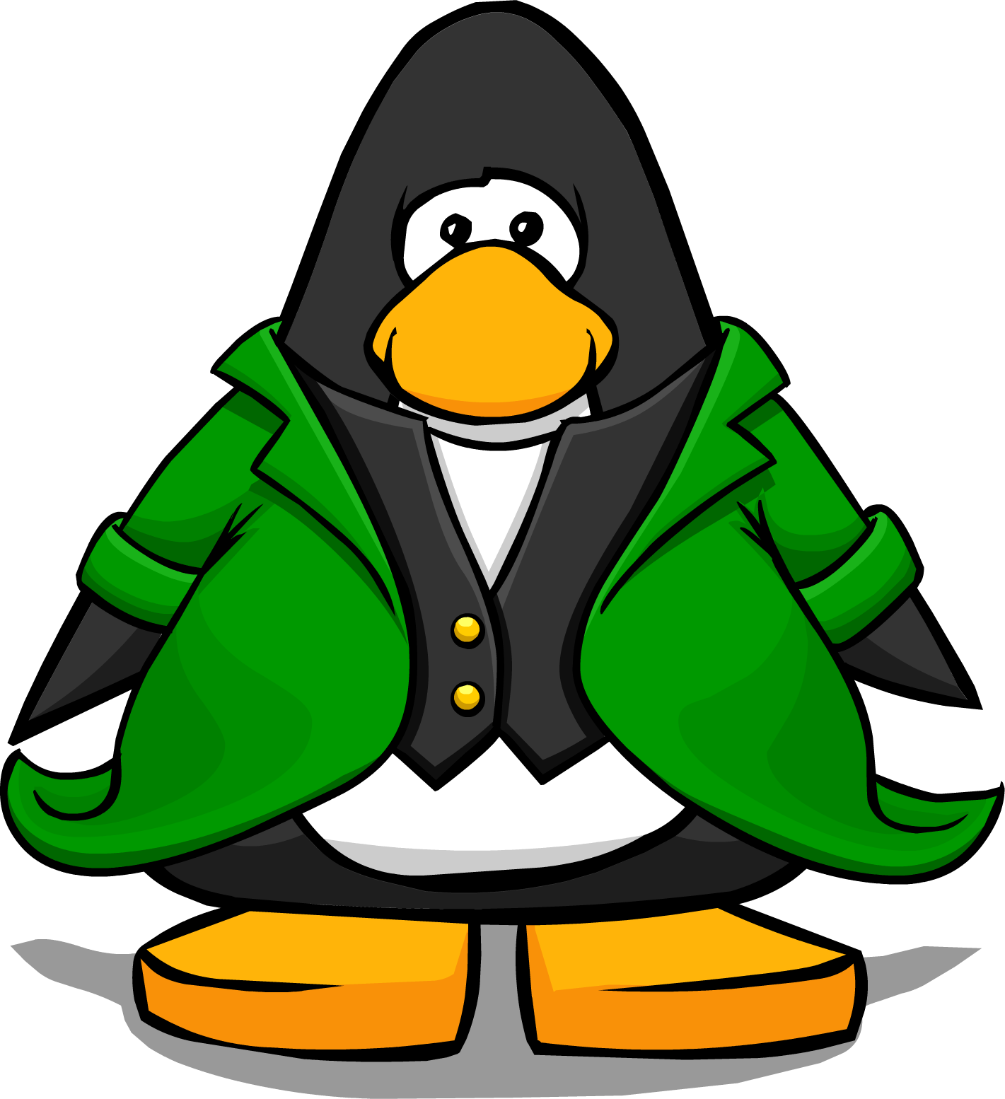 Leprechaun Tuxedo From A Player Card - Club Penguin Unicycle (1421x1554)