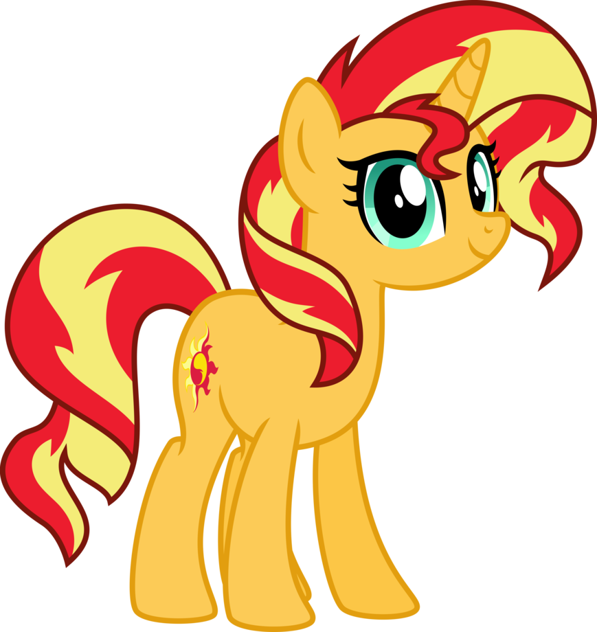 Sunset Shimmer - My Little Pony Sunset Shimmer Pony (869x920)