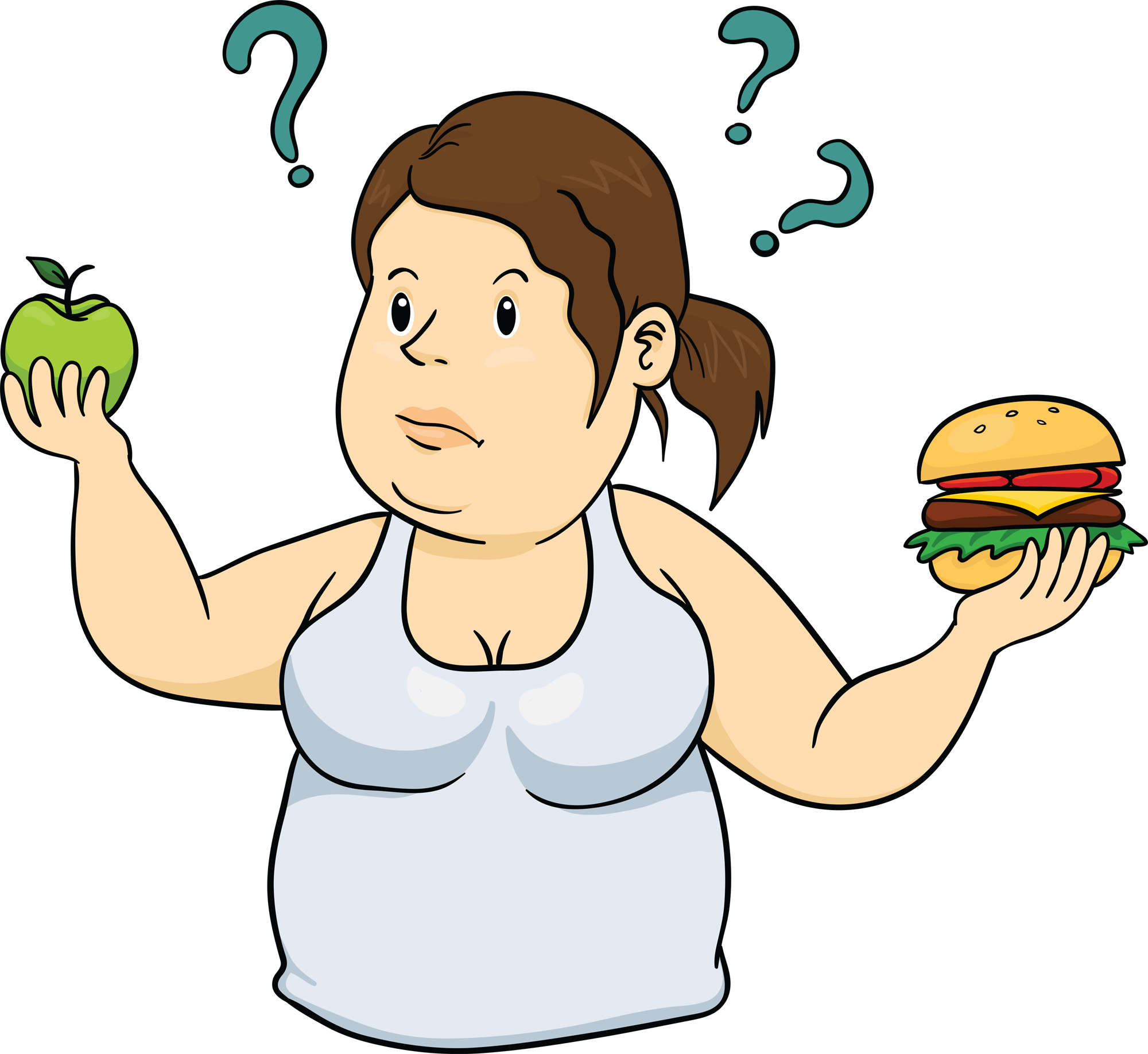 Snacking Is Good Http - Guy Eating Healthy Cartoon (2000x1836)