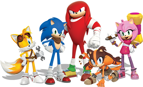 Celebrate 25 Years Of Sonic, With Your Favourite Sonic - Sonic Boom Fire & Ice Png (500x453)