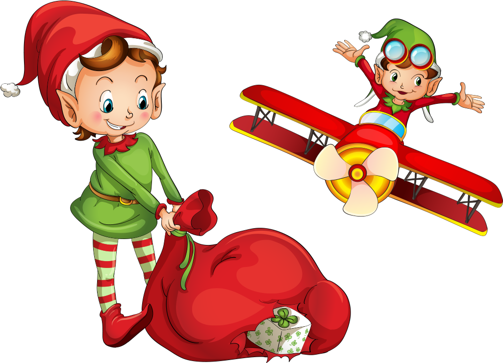 圣诞小精灵 - Christmas Transparent (1100x1100)