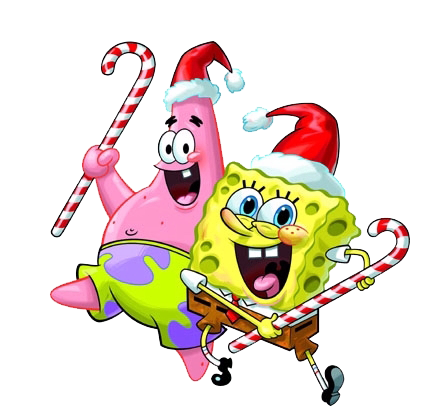 Spongebob Revised Png's - Spongebob Squarepants: Christmas (dvd) (445x417)