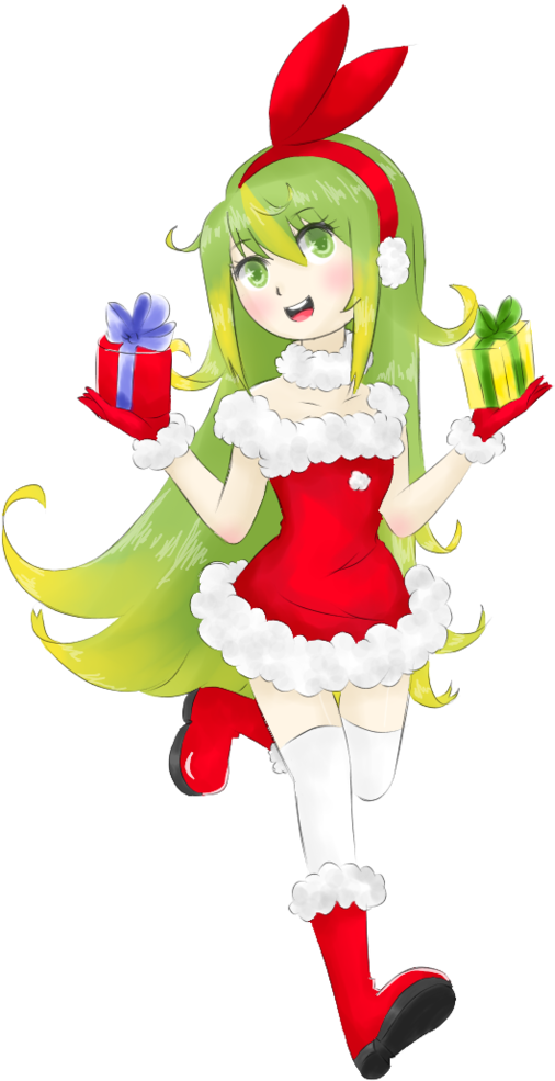 Alesiqueen Merry Christmas By Kiraraalesi - Cartoon (765x1043)