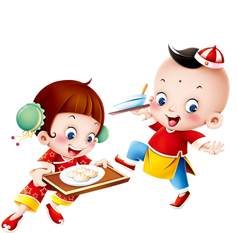 节庆卡通人物 - Chinese New Year Cartoon Png (500x500)
