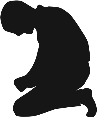 Png Kneeling Transparent Kneeling - Silhouette Of Person Kneeling (400x400)