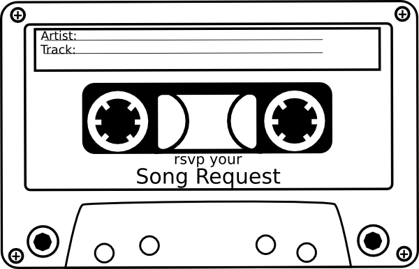 Song Request Clip Art - Song Request Template (600x386)