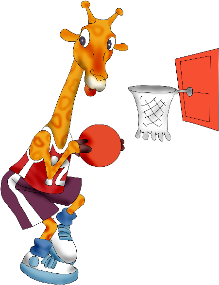 Funny Giraffe Cartoon Clip Art Images - Giraffe (600x600)