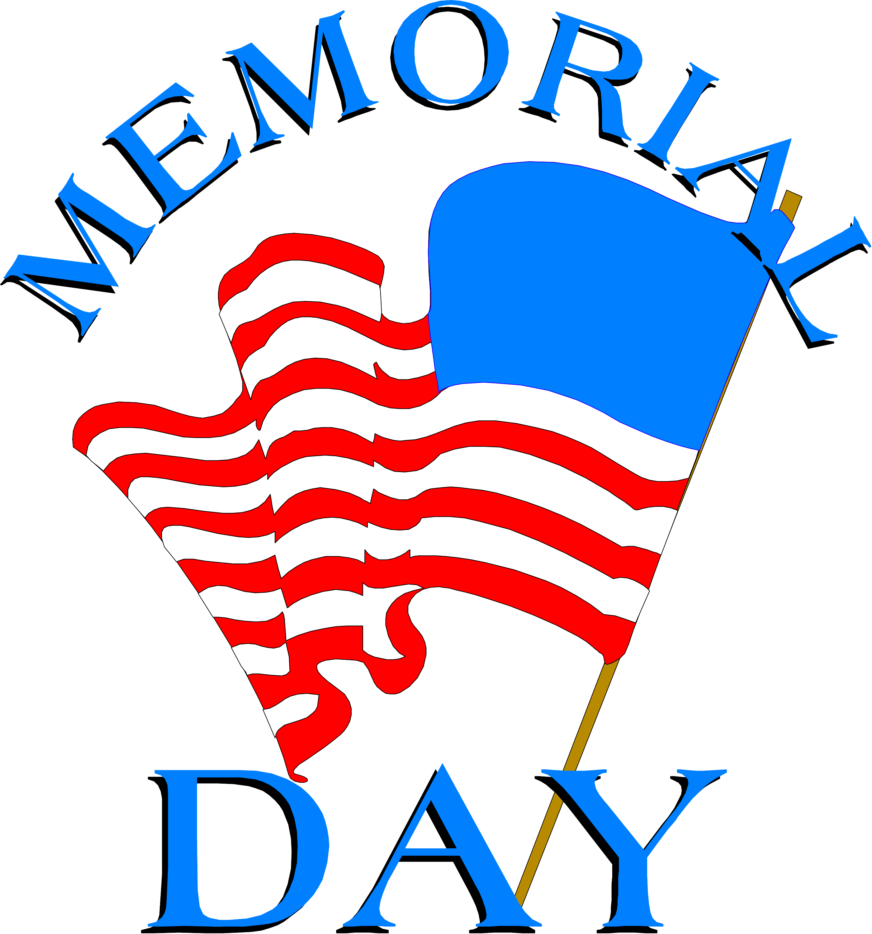 Memorial Day Clipart (2800x3000)