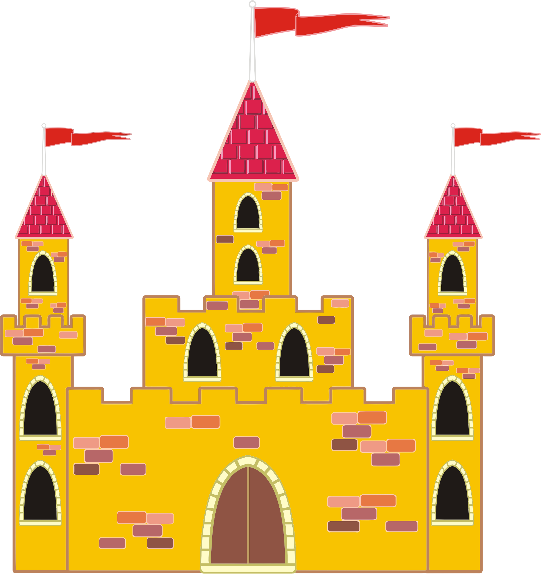 Castle Free To Use Clip Art - Entering The Kingdom [book] (2250x2386)