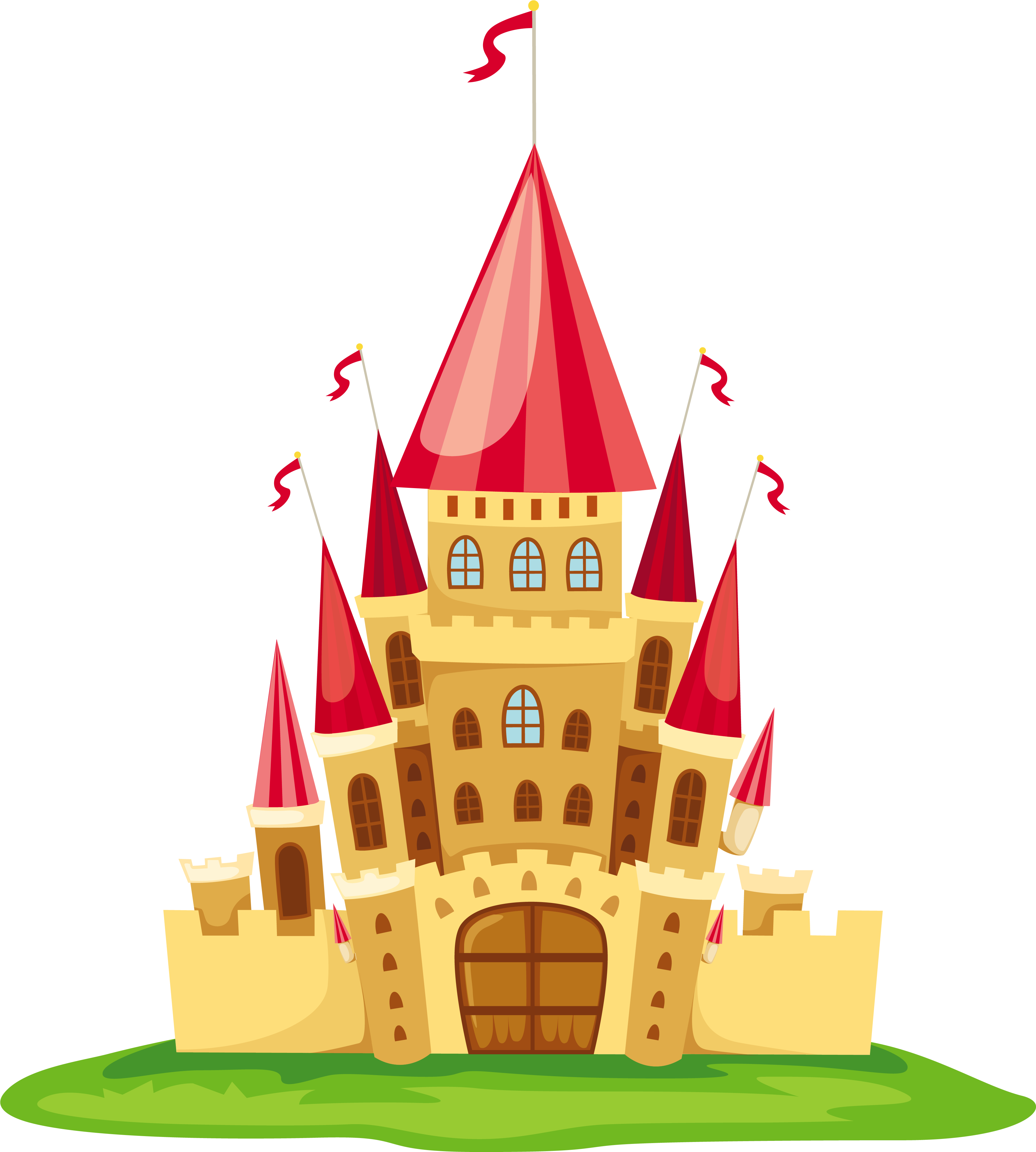 Free Castle Clipart - Castle Vector Free Download (3850x4243)